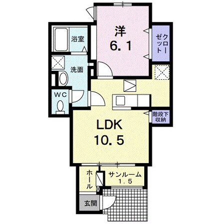 リアン・ラポール　輝の物件間取画像